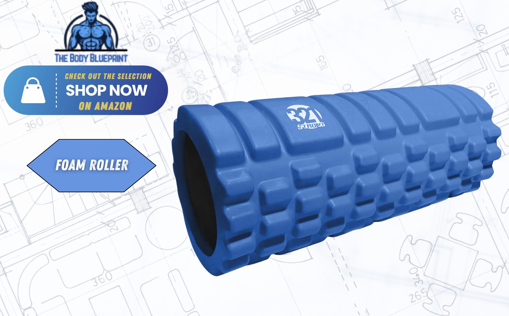 Variety of foam rollers available for purchase