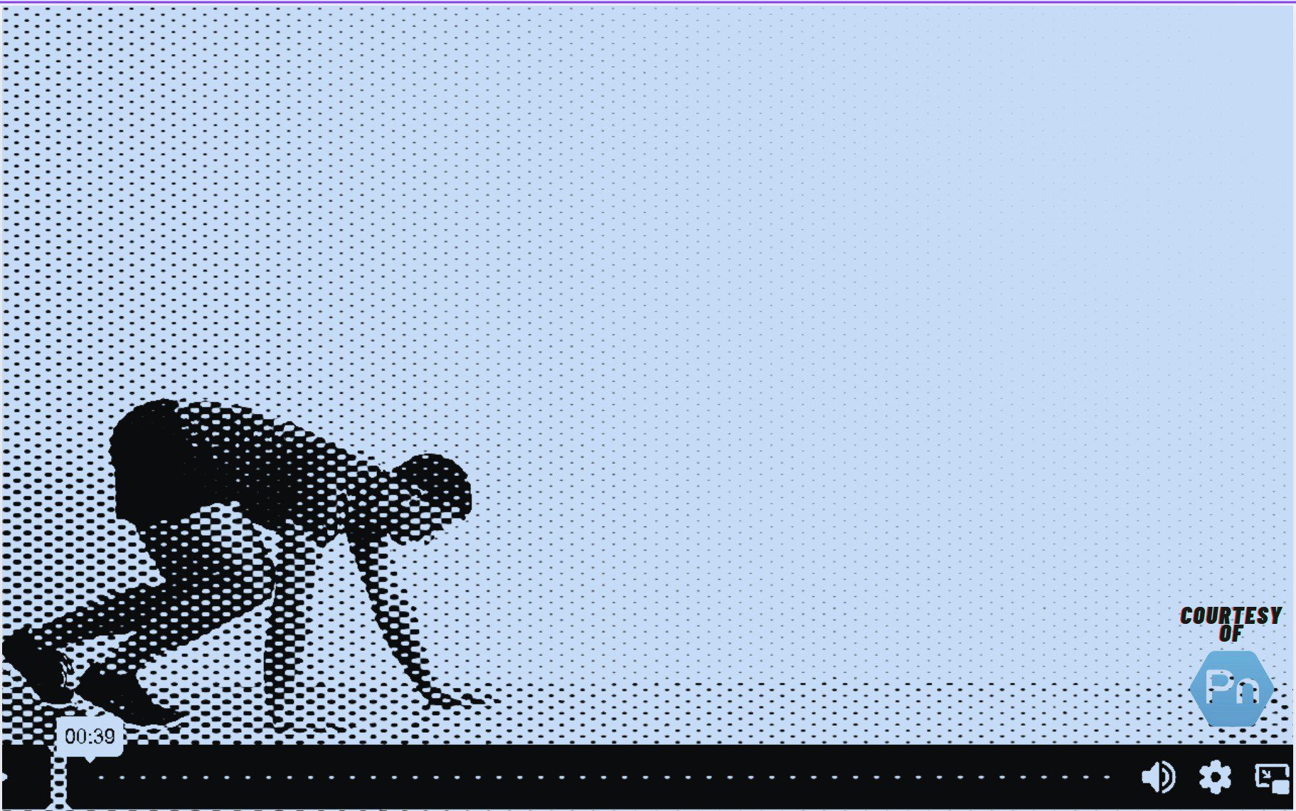 Athlete performing a perfect bear crawl with flat back