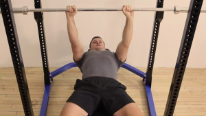 starting position for close-grip bench press