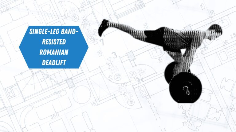 An expert personal trainer demonstrating Single-Leg Barbell Romanian Deadlifts