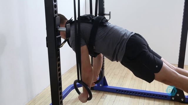 How to Perform Weighted Ring Pushups