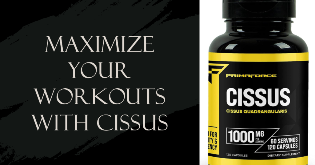 Cissus a dietary supplement from the Primaforce brand. The label also includes the brand's logo and mentions that the product supports joint health.