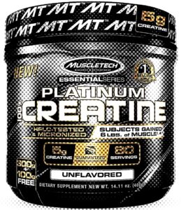 MuscleTech Platinum Creatine Monohydrate Powder