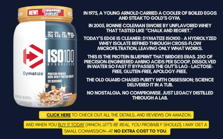 Whey Protein & Muscle Growth: The Unspoken Synergy Between Iron and Biology