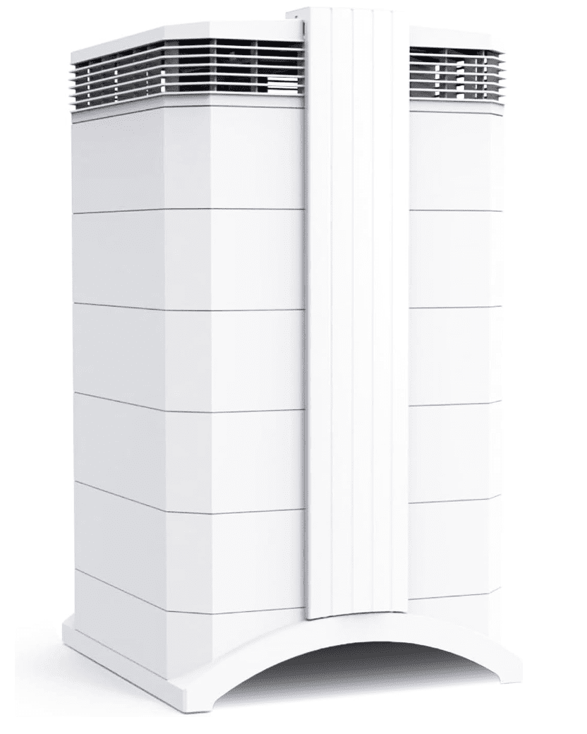 IQAir HealthPro Plus XE, the medical-grade tower unit.
