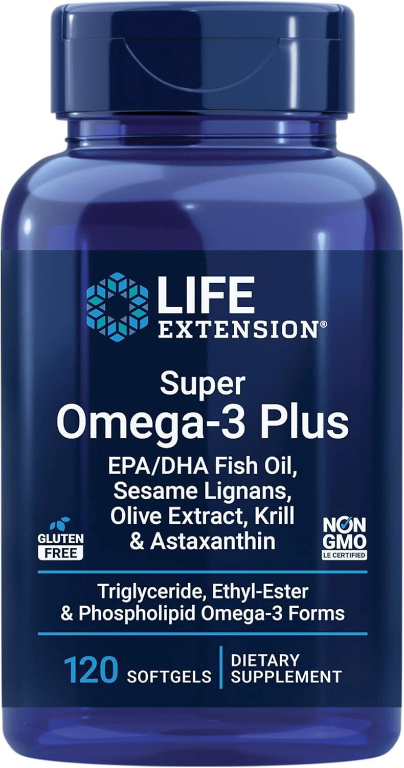 Life Extension Super Omega-3 Plus 120 Softgels