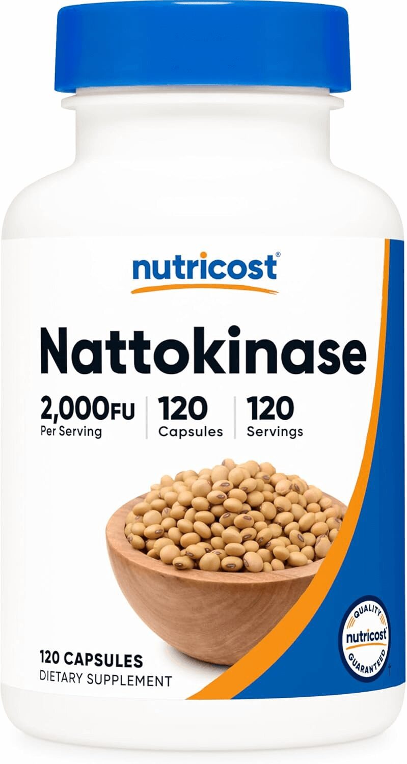 Nutricost Nattokinase 2000 FU supplement bottle