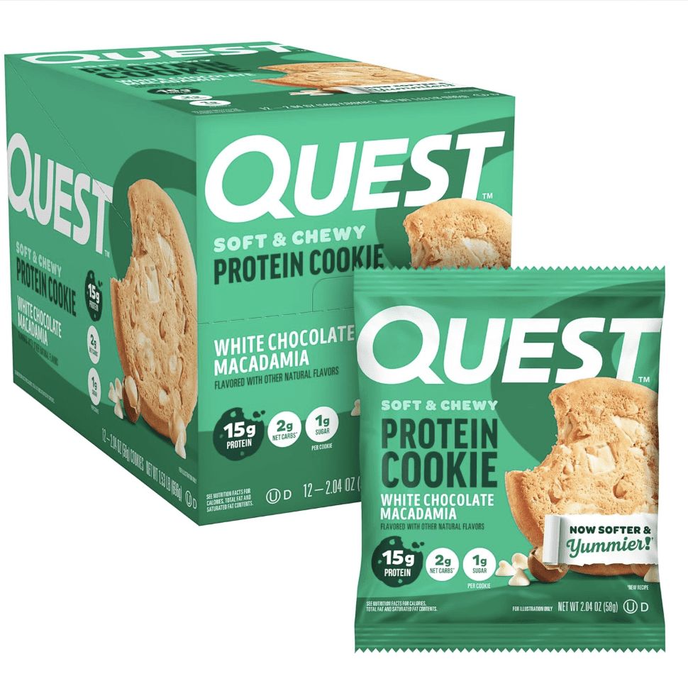 Quest Protein Cookie Chocolate Chip Packaging